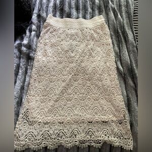 Ultra Pink Lace Skirt